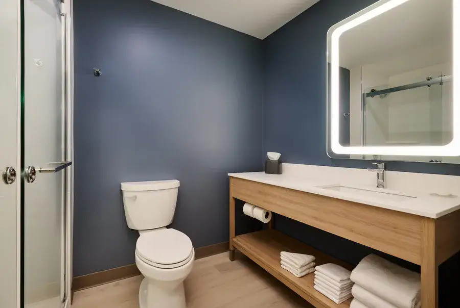 Private bathroom at Hyatt Studios