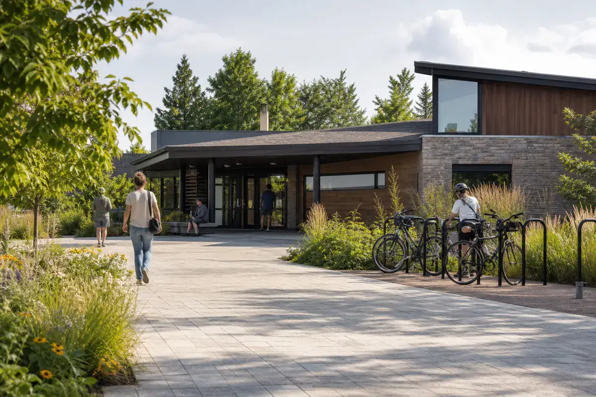 A modern and accessible community services building
